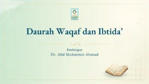 Daurah Waqaf dan Ibtida’